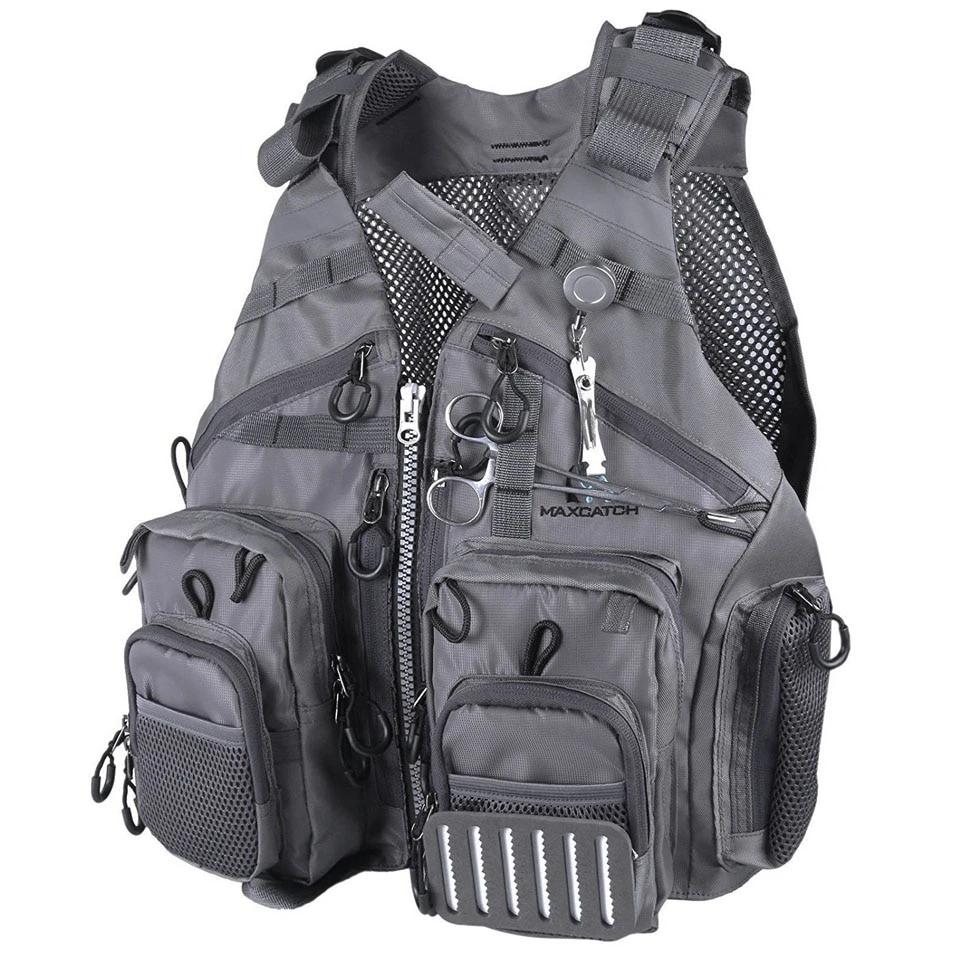 Fly Fishing Vest Adjustable Mutil-Pocket Packs