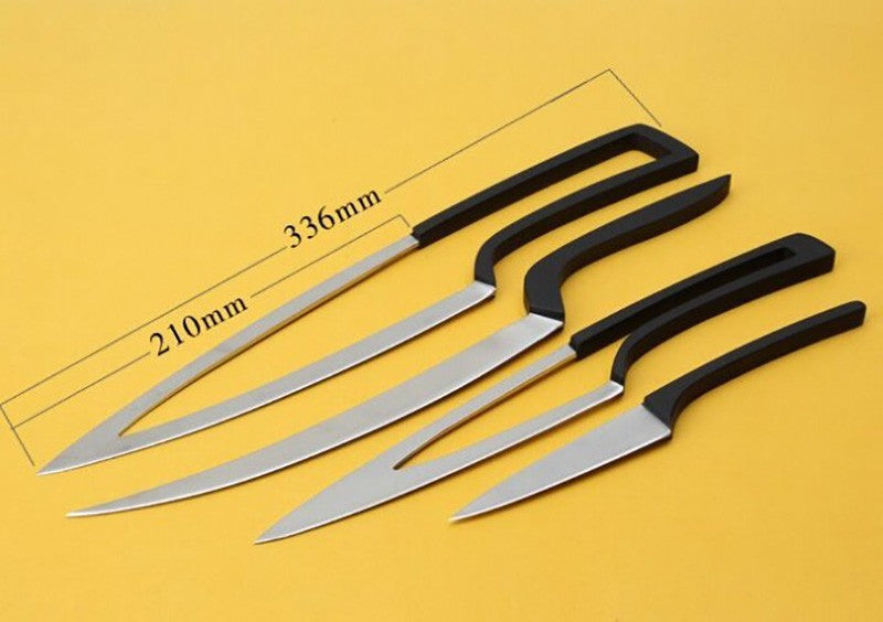 Kitchen knife 4pcs set Multi Cooking Tool stainless steel Durable chef knife Dining